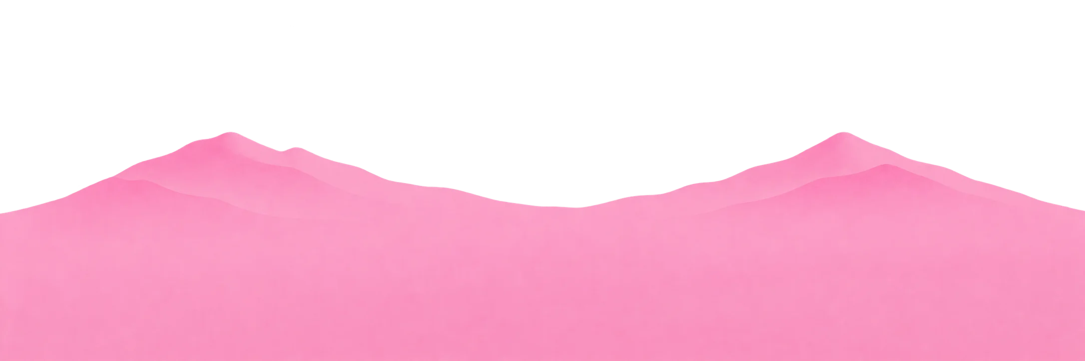 Layered blush pink mountain ridge